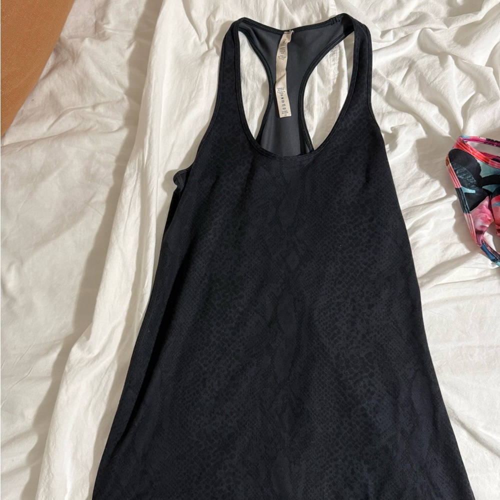 lululemon Black razor back top